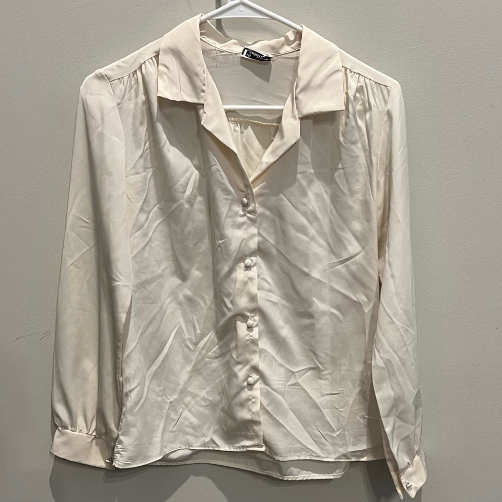 Vintage button up detail shirt